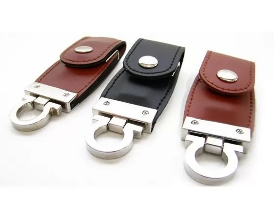 Pen Drive de Couro 16 GB Personalizado Pen Drive de Couro 16 GB Personalizado