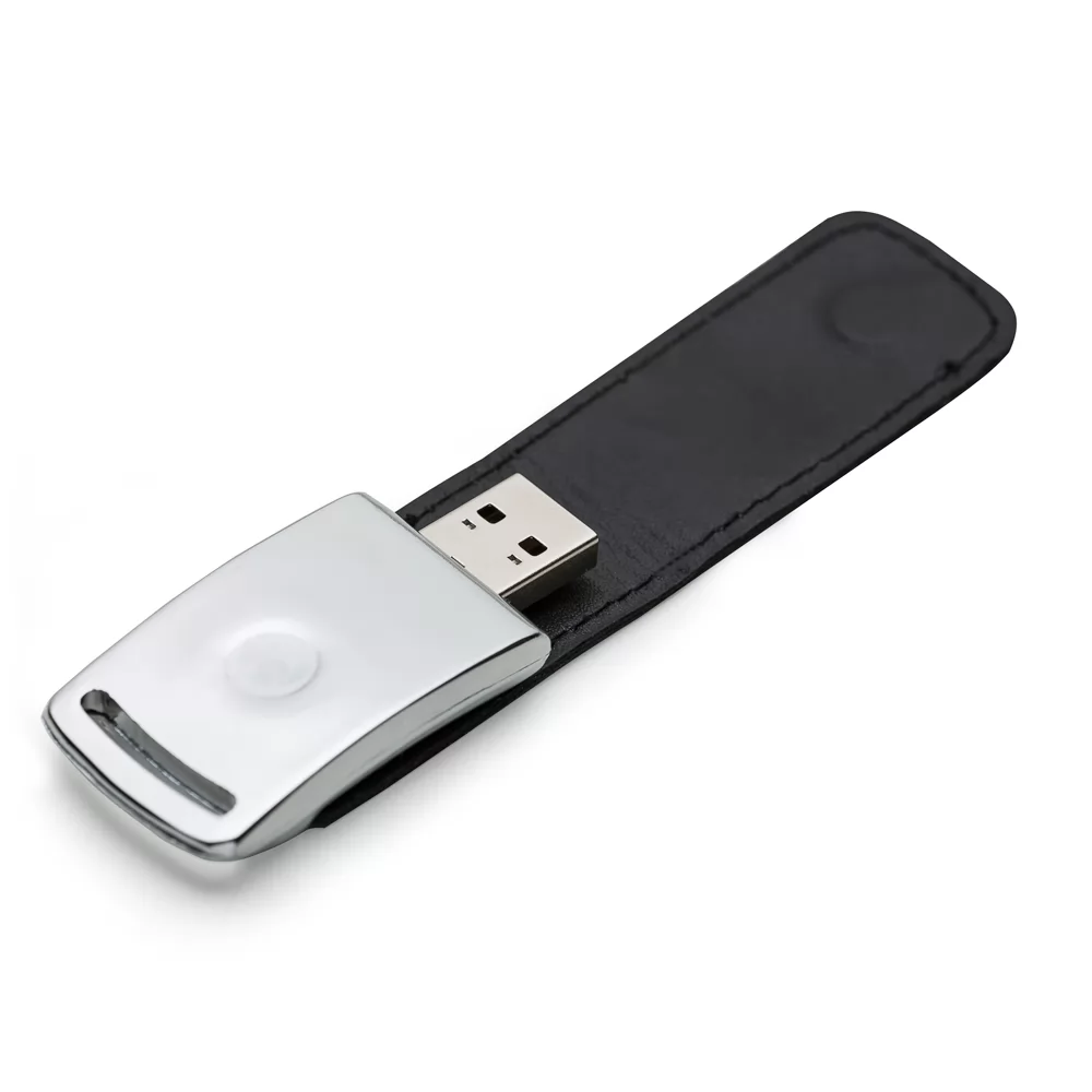 PEN DRIVE DE COURO 4GB Personalizado