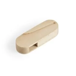 Pen Drive de Madeira Giratório 4GB Personalizado