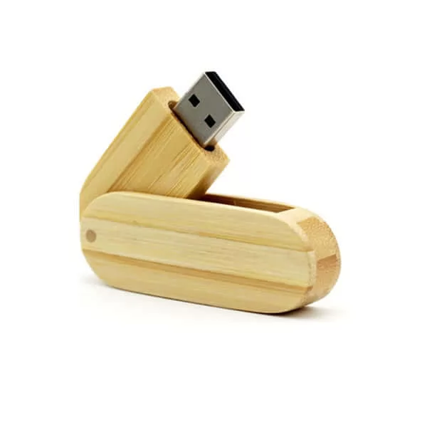 Pen Drive Giratório Ecológico 4 GB Personalizado Pen Drive Giratório Ecológico 4 GB Personalizado
