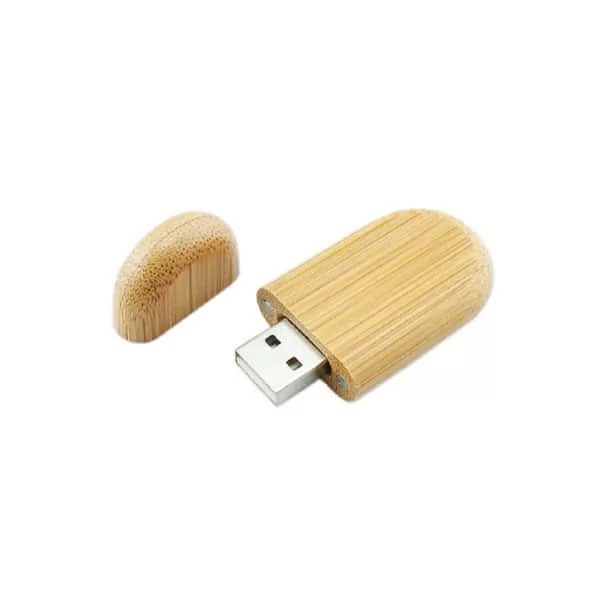 Pen Drive Oval Ecológico 8 GB Personalizado Pen Drive Oval Ecológico 8 GB Personalizado