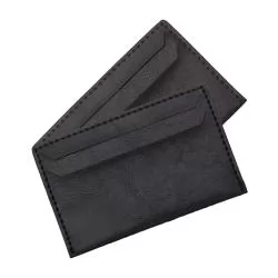 Porta Cartão Couro Sintético Personalizada Porta Cartão Couro Sintético Personalizada