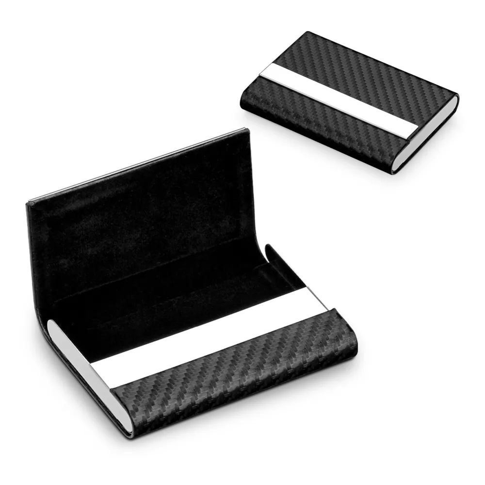 Porta cartões de Metal com Couro Personalizada Porta cartões de Metal com Couro Personalizada