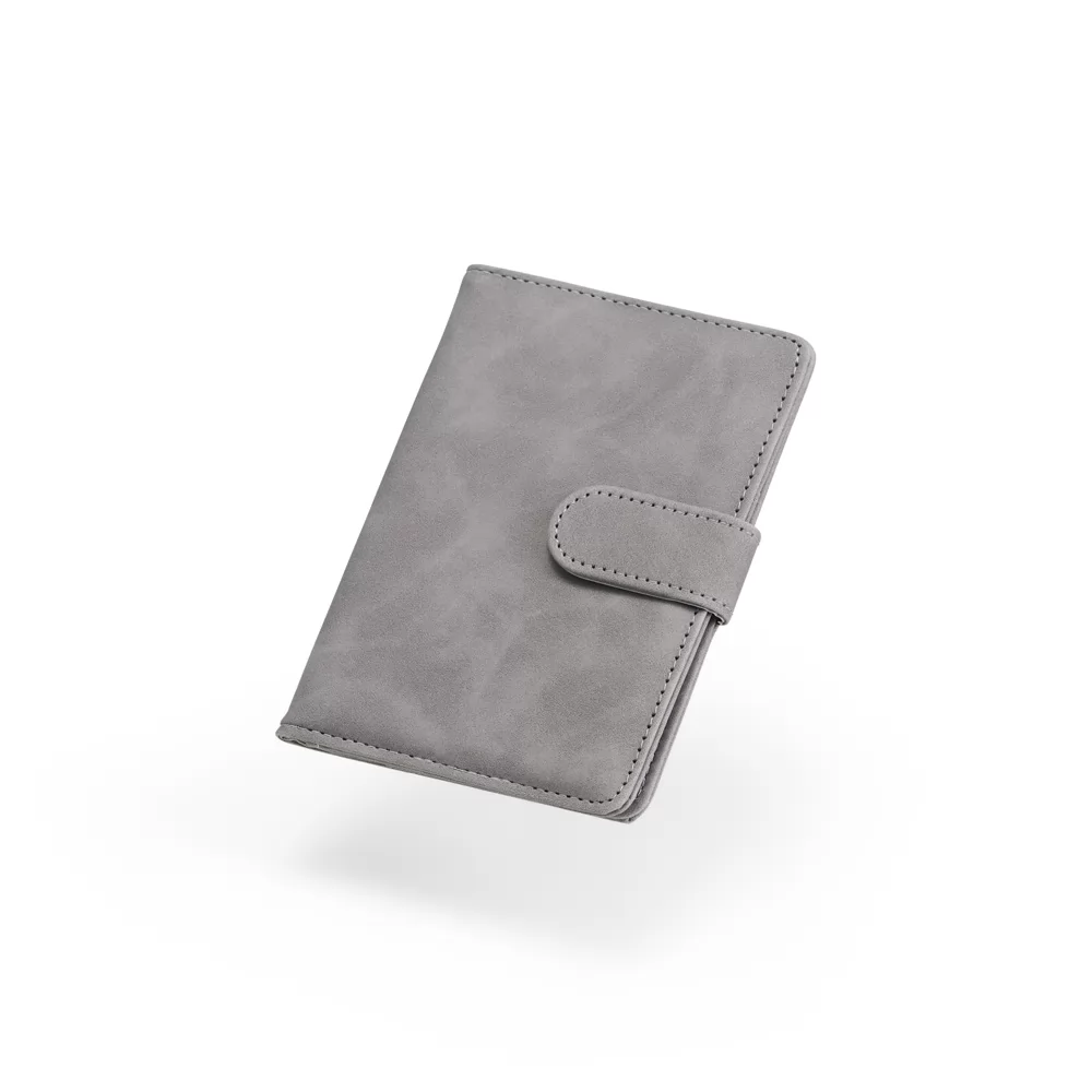 Porta Passaporte em Couro Sintético Personalizada Porta Passaporte em Couro Sintético Personalizada