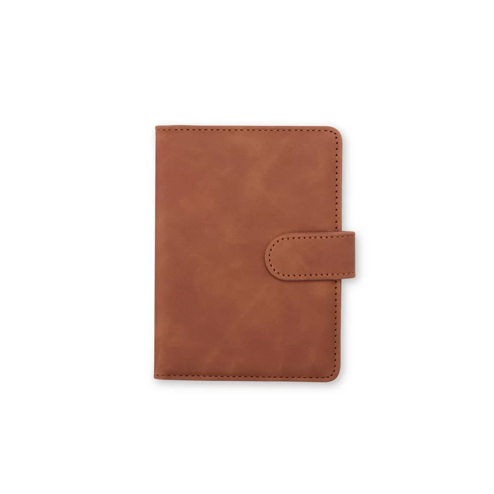 Porta Passaporte em Couro Sintético Personalizada Porta Passaporte em Couro Sintético Personalizada