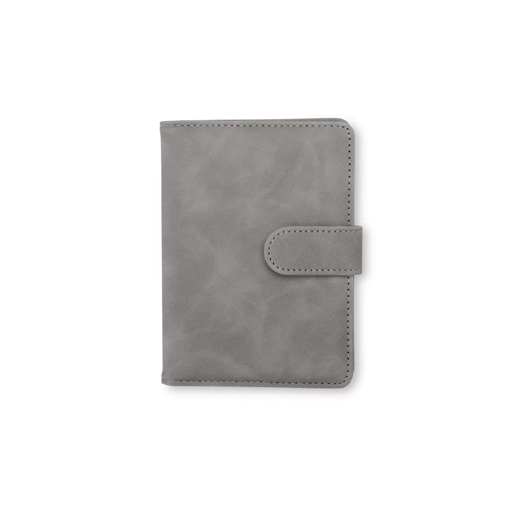 Porta Passaporte em Couro Sintético Personalizada Porta Passaporte em Couro Sintético Personalizada