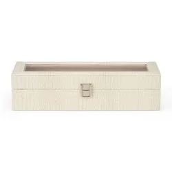 Porta-Relógios com 6 Divisórias Personalizados