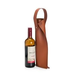 PORTA VINHO EM PU Personalizada PORTA VINHO EM PU Personalizada