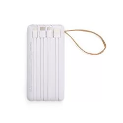 Power Bank 10.000mAh com Carregamento via Indução ou via Cabo Personalizado Power Bank 10.000mAh com Carregamento via Indução ou via Cabo Personalizado