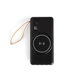 Power Bank 10.000mAh com Carregamento via Indução ou via Cabo Personalizado