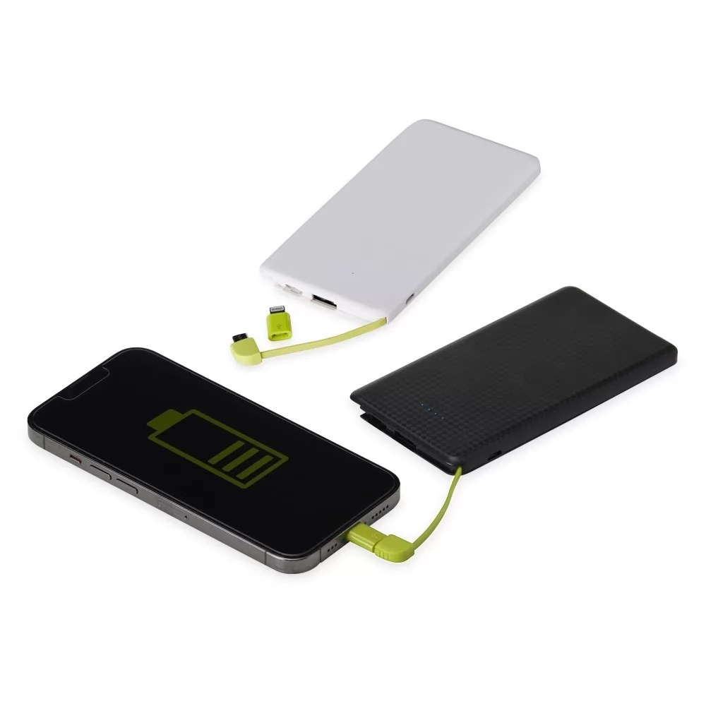 Power Bank 5.000mAh com Indicador LED Personalizado Power Bank 5.000mAh com Indicador LED Personalizado
