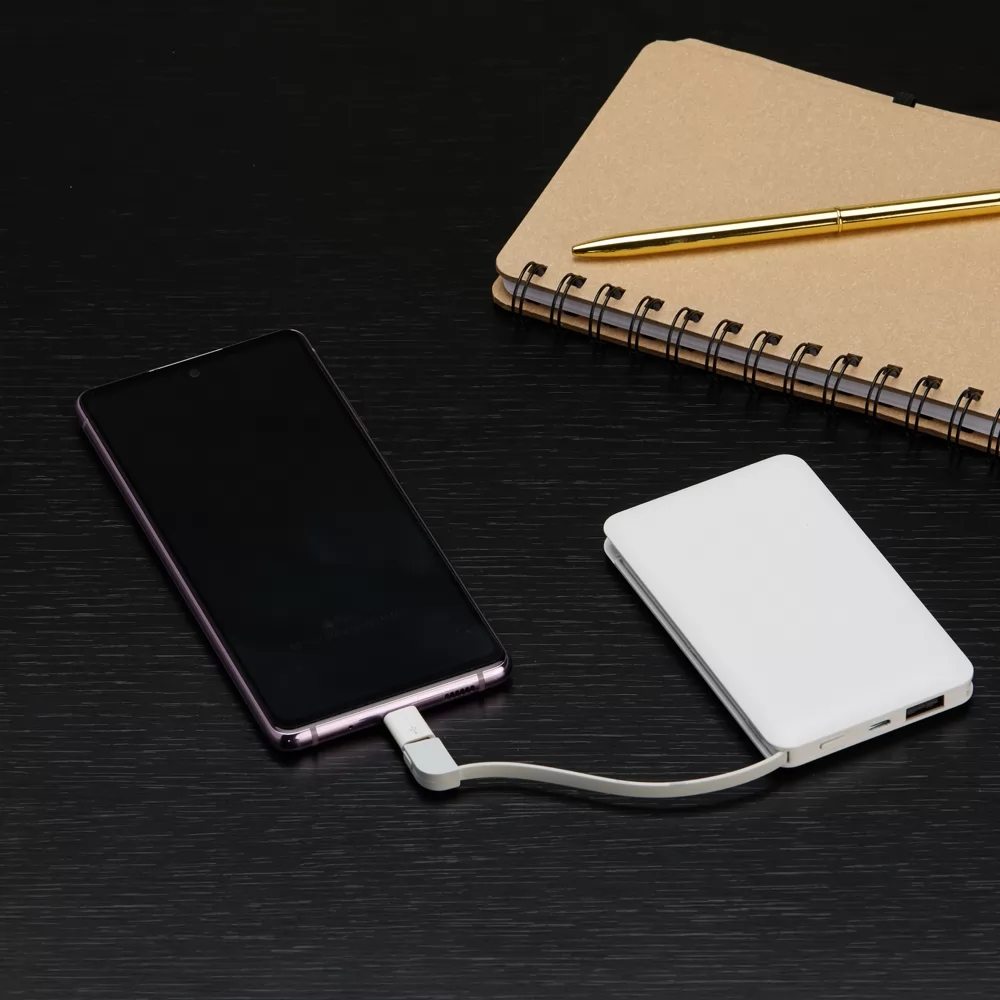 Power Bank 5.000mAh com Indicador LED Personalizado Power Bank 5.000mAh com Indicador LED Personalizado