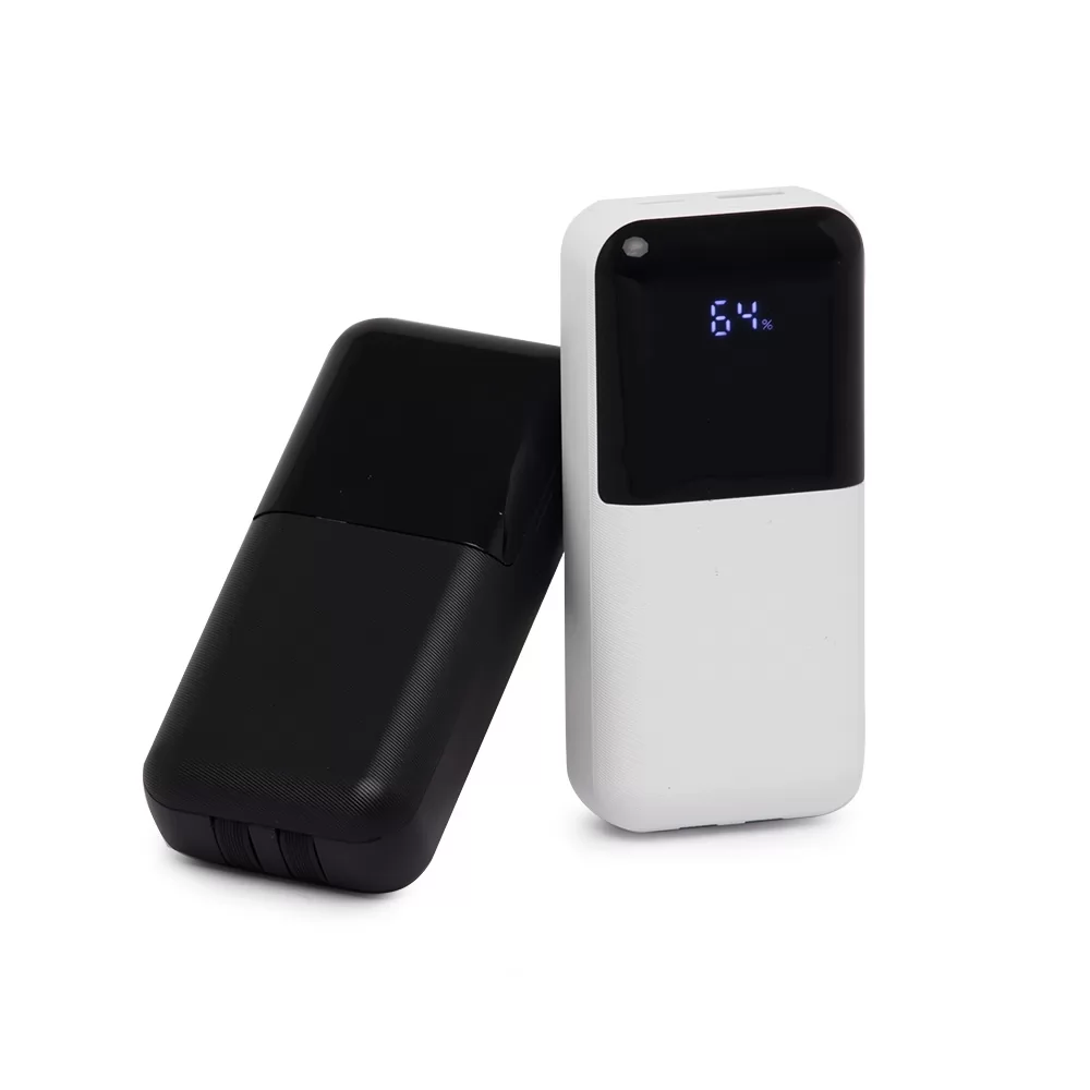 Power Bank 6.000 mAH com Duas Saídas Personalizado Power Bank 6.000 mAH com Duas Saídas Personalizado