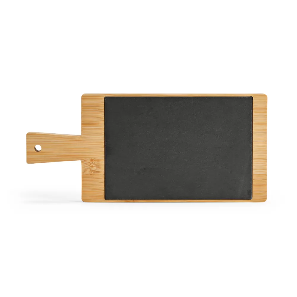 Quadro com ardósia em bambu e 2 gizes inclusos Personalizado