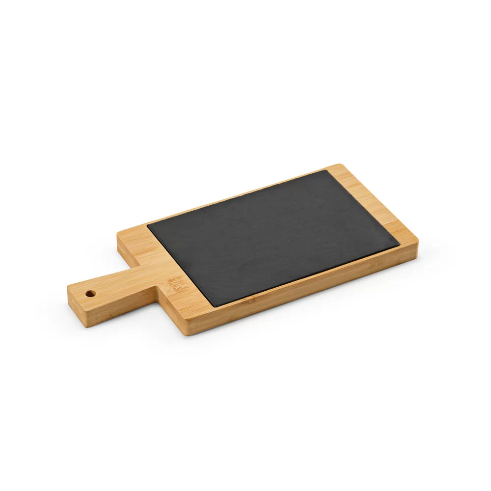 Quadro com ardósia em bambu e 2 gizes inclusos Personalizado