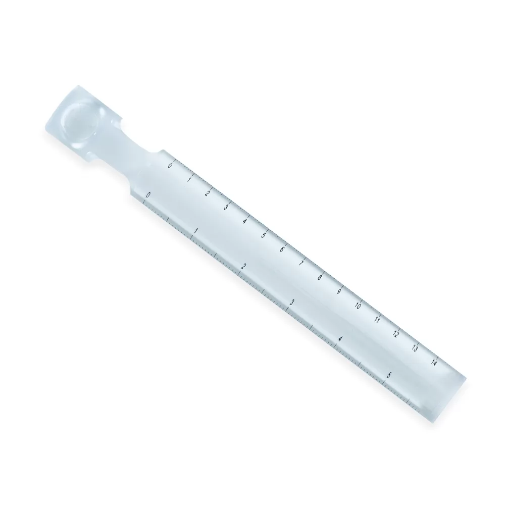 Régua 14cm com Lupa Personalizada Régua 14cm com Lupa Personalizada