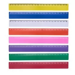 Régua Plástica 20cm Personalizada 