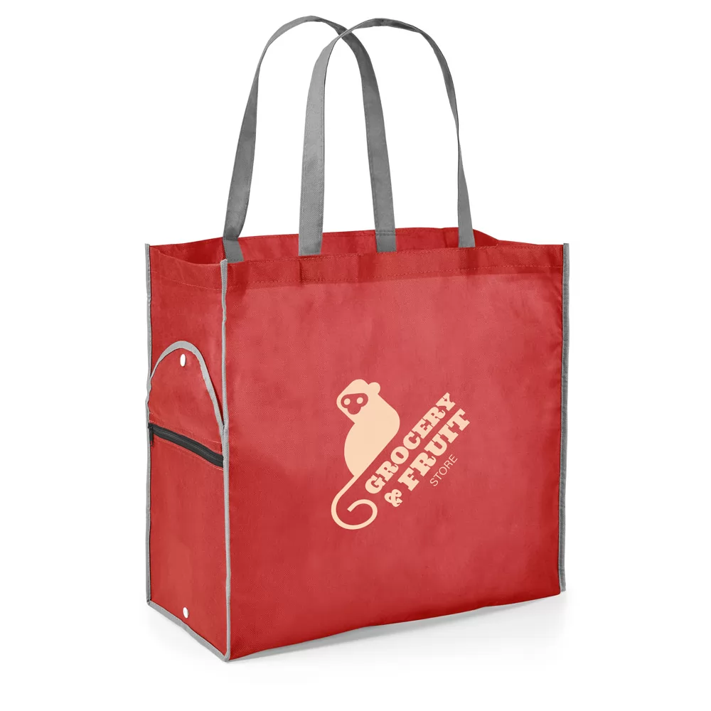 Sacola dobrável em TNT Personalizada Sacola dobrável em TNT Personalizada