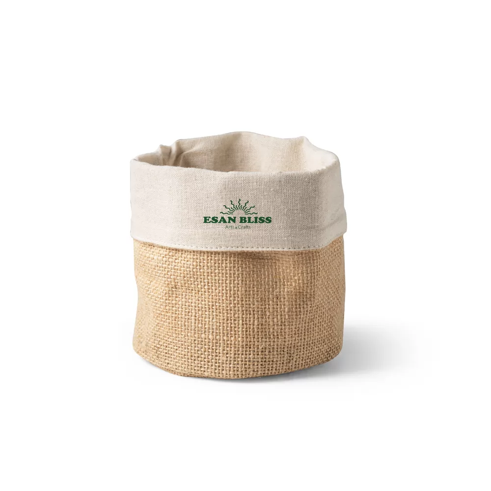 Sacola em juta e algodão (260g/m²) Personalizada Sacola em juta e algodão (260g/m²) Personalizada
