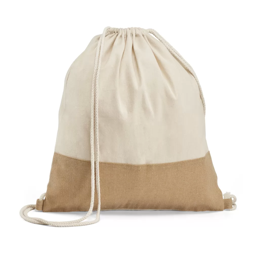 Sacola tipo mochila 100% algodão Personalizada Sacola tipo mochila 100% algodão Personalizada