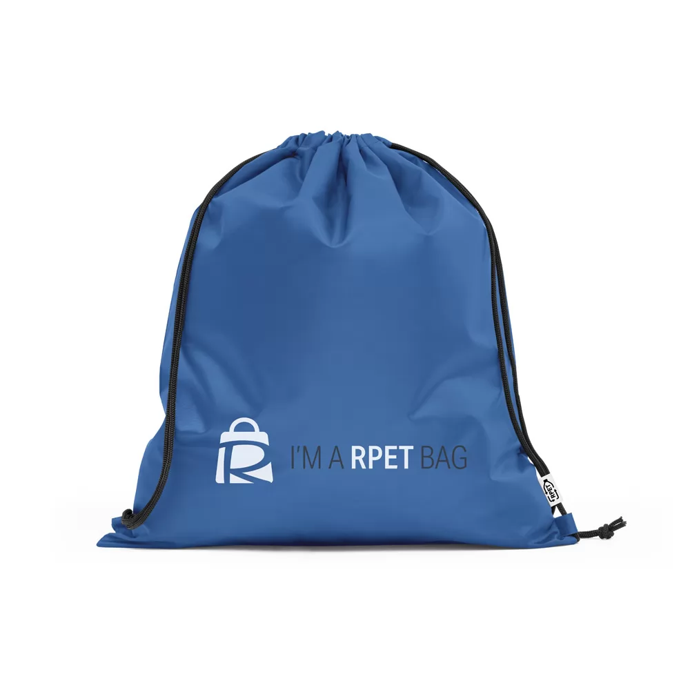 Sacola tipo mochila em rPET Personalizada Sacola tipo mochila em rPET Personalizada