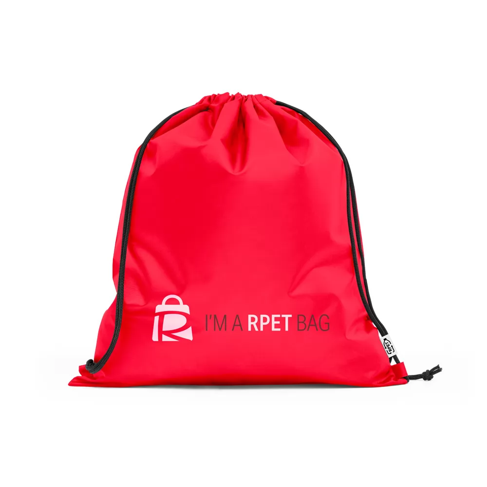 Sacola tipo mochila em rPET Personalizada Sacola tipo mochila em rPET Personalizada
