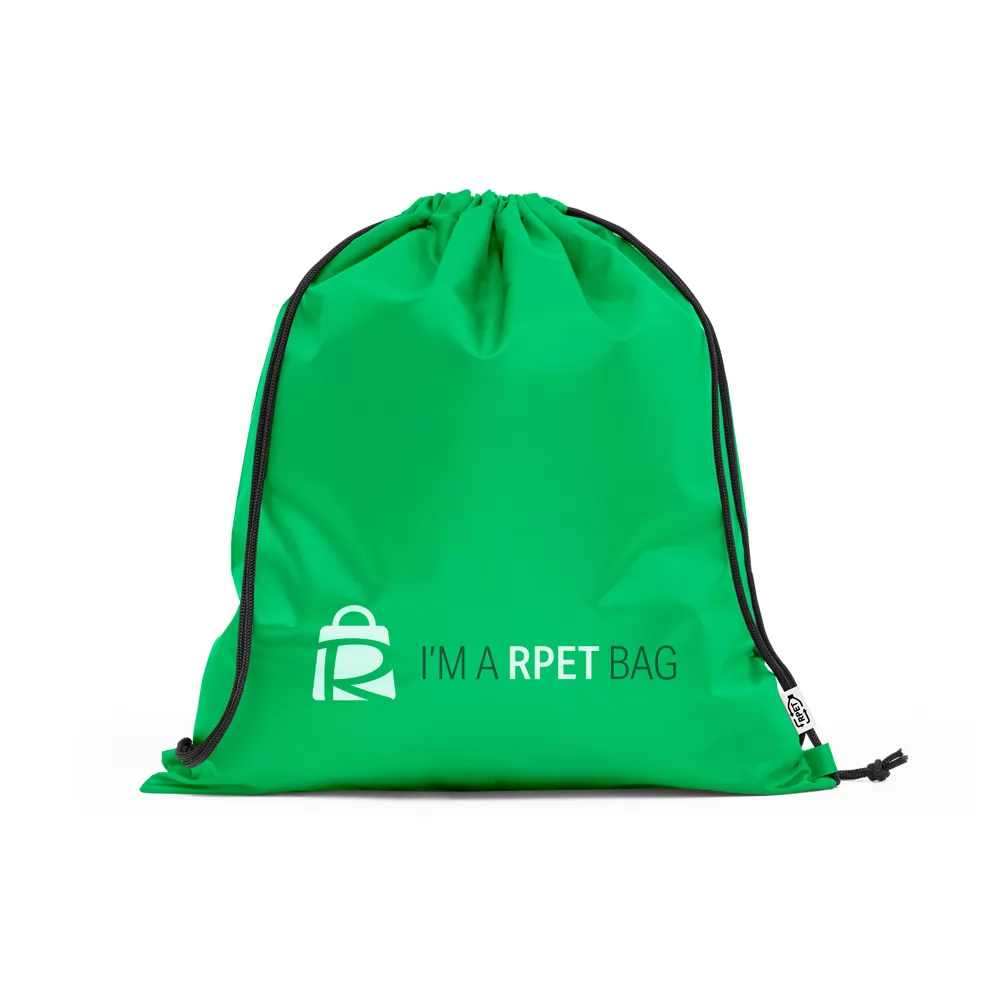 Sacola tipo mochila em rPET Personalizada Sacola tipo mochila em rPET Personalizada