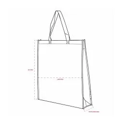 Sacola TNT Metalizado Personalizada