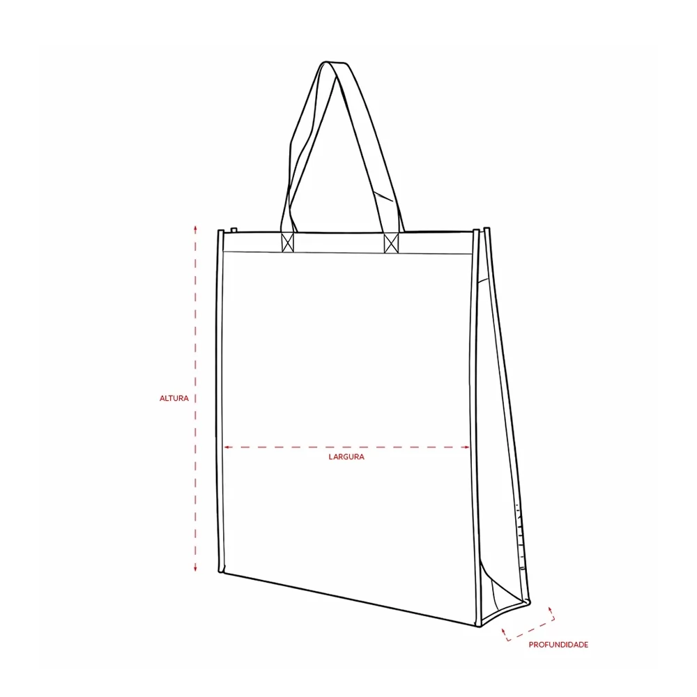 Sacola TNT Metalizado Personalizada