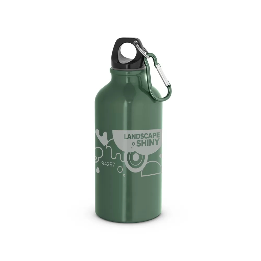 Squeeze de Alumínio Brilhante 400 ml Personalizado Squeeze de Alumínio Brilhante 400 ml Personalizado