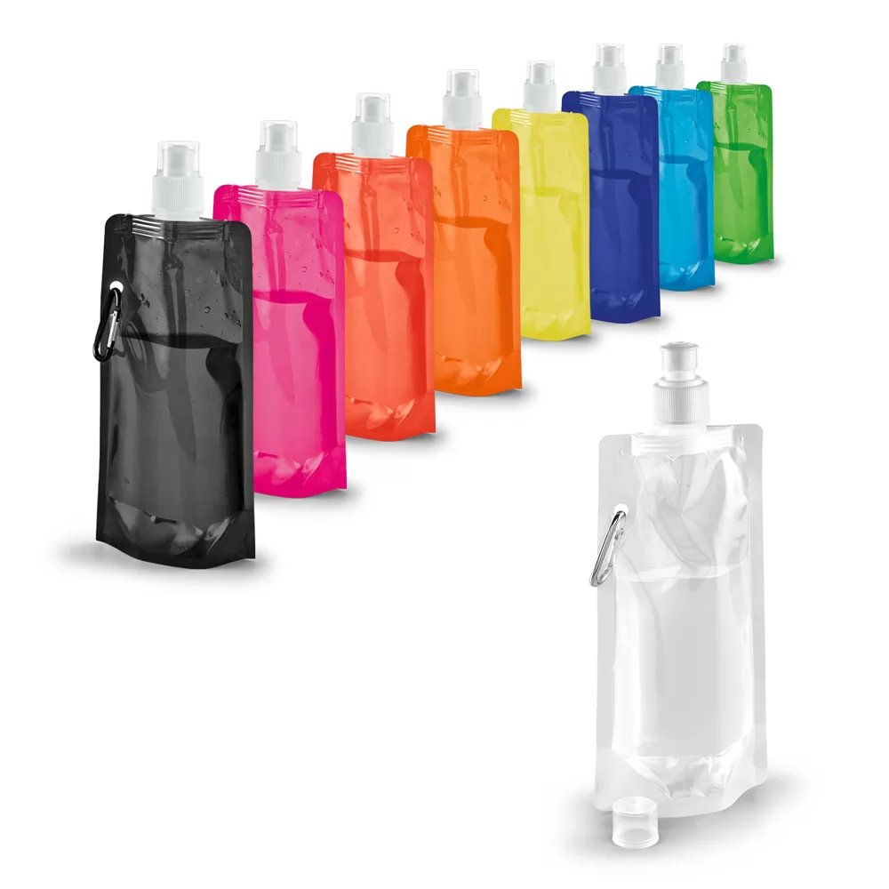 Squeeze dobrável 460 mL Personalizado Squeeze dobrável 460 mL Personalizado