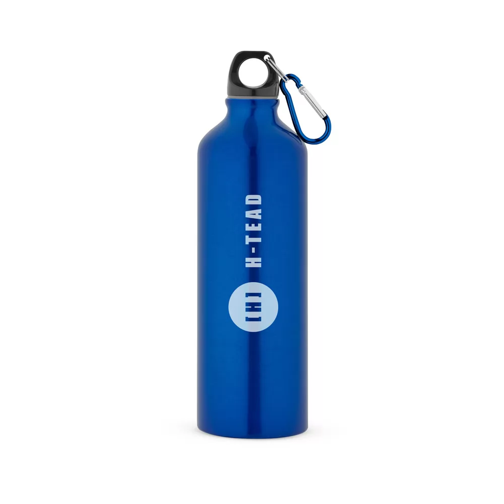 Squeeze em alumínio com mosquetão 750 mL Personalizado Squeeze em alumínio com mosquetão 750 mL Personalizado