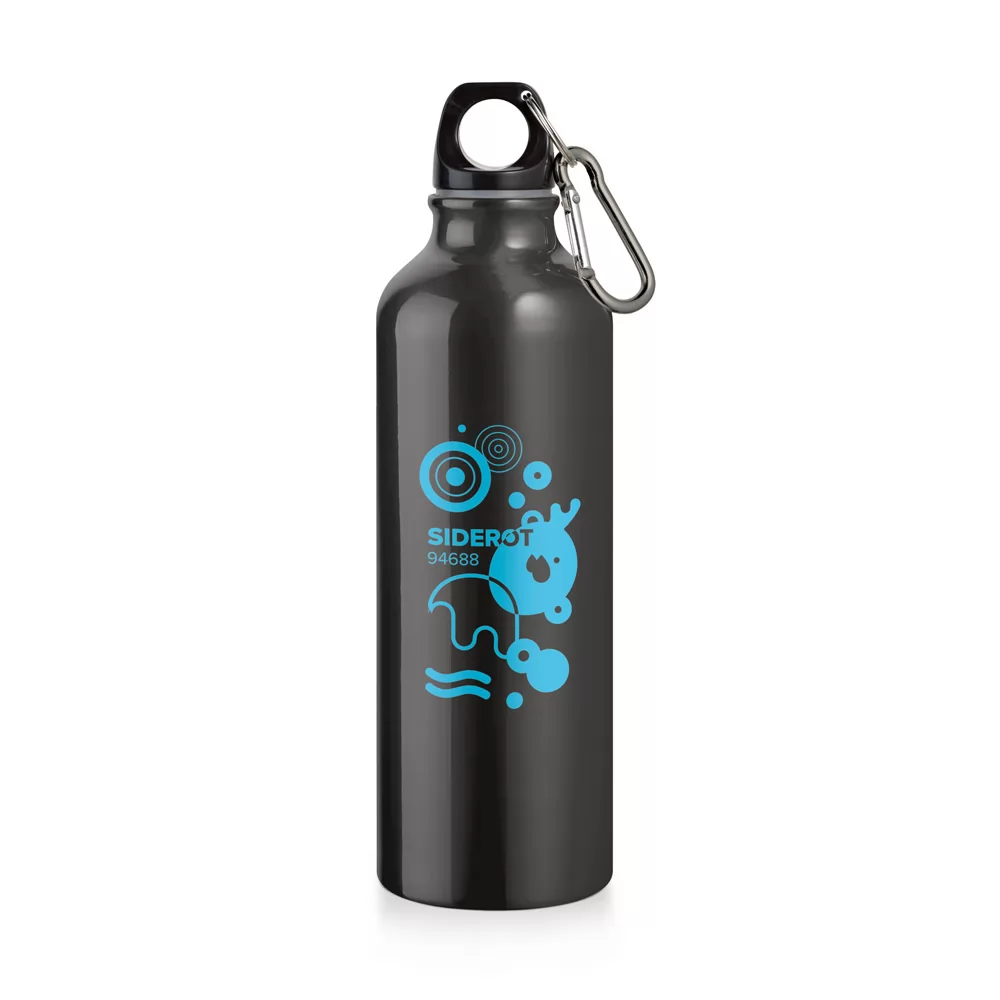 Squeeze em alumínio com mosquetão 750 mL Personalizado Squeeze em alumínio com mosquetão 750 mL Personalizado