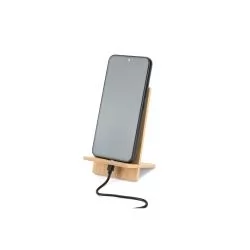 Suporte para Celular de Mesa em Bambu Personalizado Suporte para Celular de Mesa em Bambu Personalizado