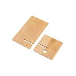 Suporte para Celular de Mesa em Bambu Personalizado Suporte para Celular de Mesa em Bambu Personalizado