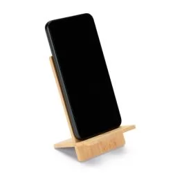 Suporte para Celular de Mesa em Bambu Personalizado Suporte para Celular de Mesa em Bambu Personalizado