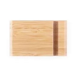 Suporte para Celular em Bambu com Duas Canaletas Personalizado Suporte para Celular em Bambu com Duas Canaletas Personalizado