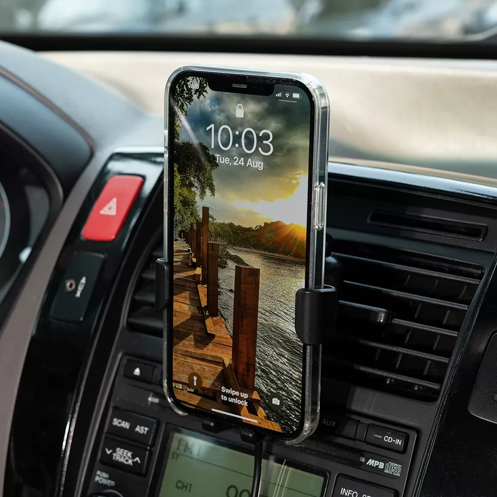 Suporte Veicular com Carregamento de Indução Personalizado Suporte Veicular com Carregamento de Indução Personalizado