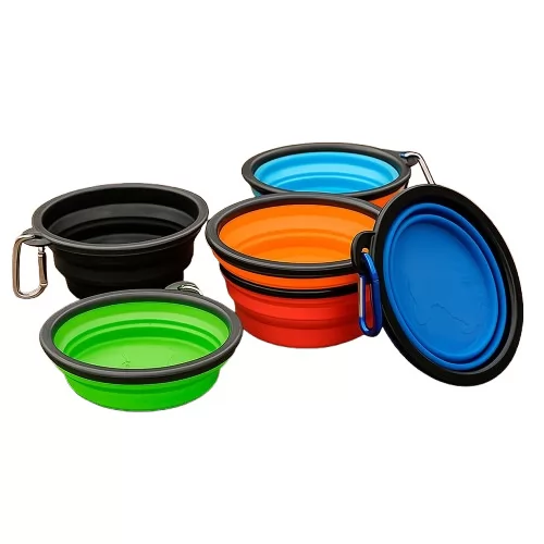 Tigela para Pet Retrátil 350ml Personalizada