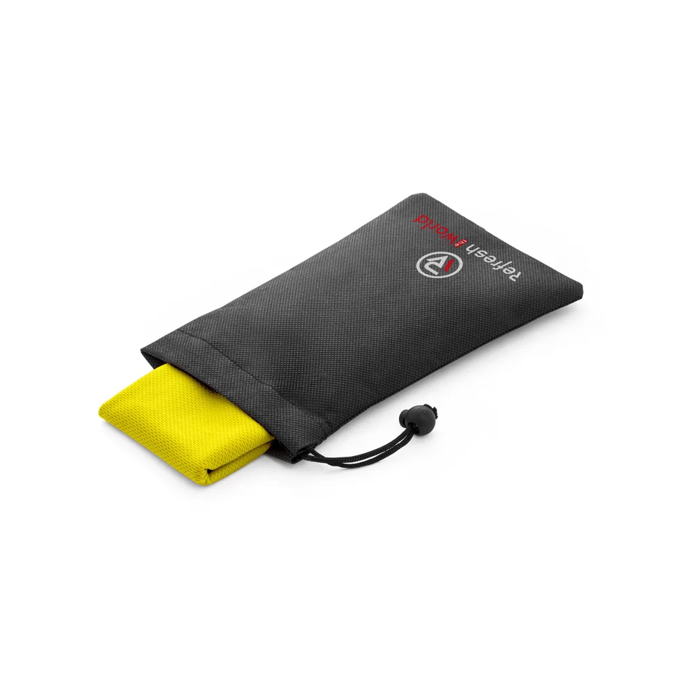 Toalha esportiva refrescante em rPET Personalizada Toalha esportiva refrescante em rPET Personalizada
